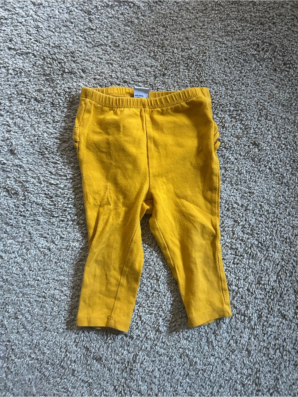 Old Navy 6-12 Month Gold Ruffled Leggings